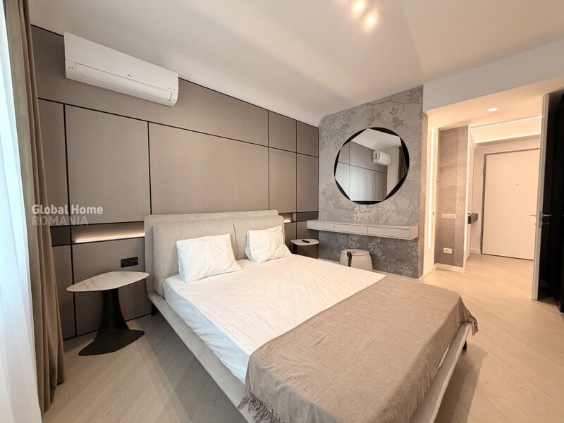 Cortina North Pipera, first rent, 3 rooms apartment + parking + terrace.