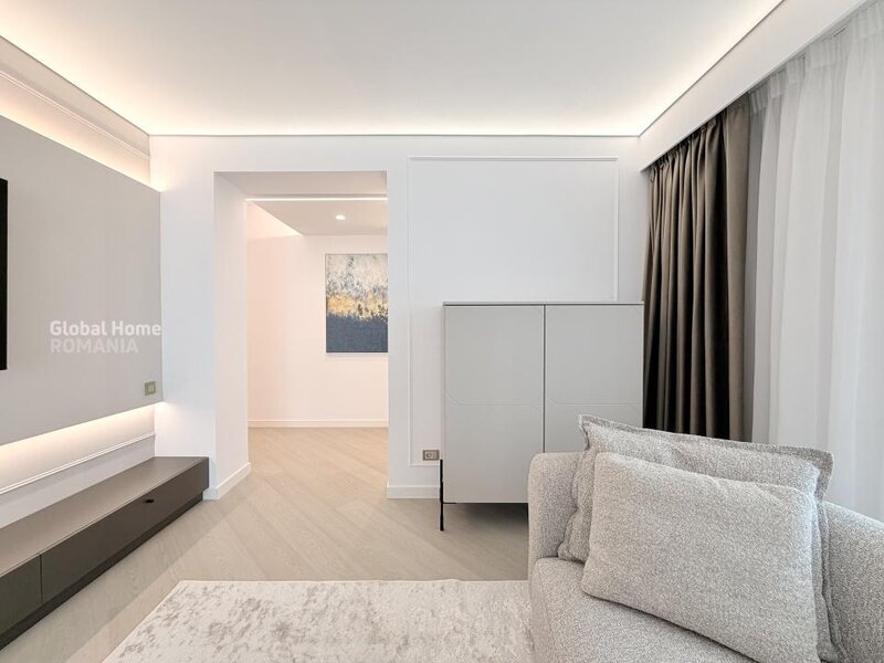 Cortina North Pipera, first rent, 3 rooms apartment + parking + terrace.