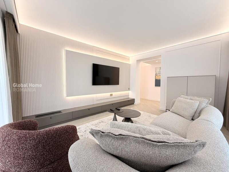 Cortina North Pipera, first rent, 3 rooms apartment + parking + terrace.
