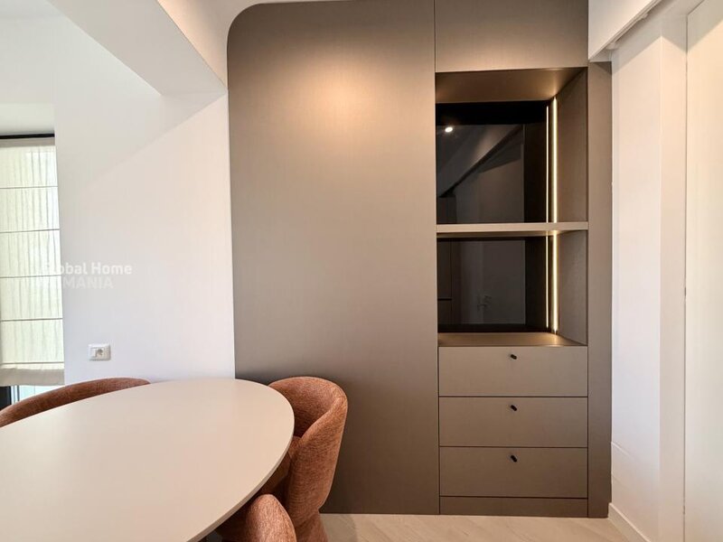 Cortina North Pipera, first rent, 3 rooms apartment + parking + terrace.